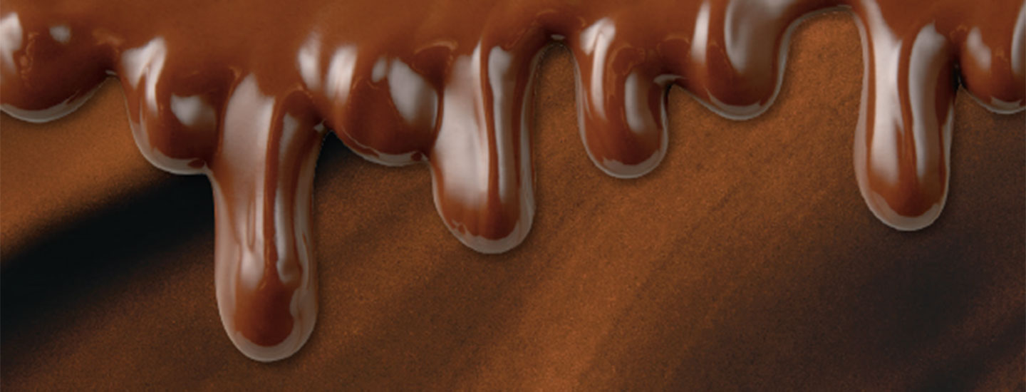 Image of chocolate drippings